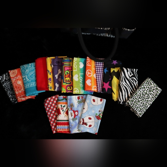 Deluxe Tote Organizer Bag Craft Storage Travek Bag w/ Fabrics/Crafts Included - Picture 7 of 11